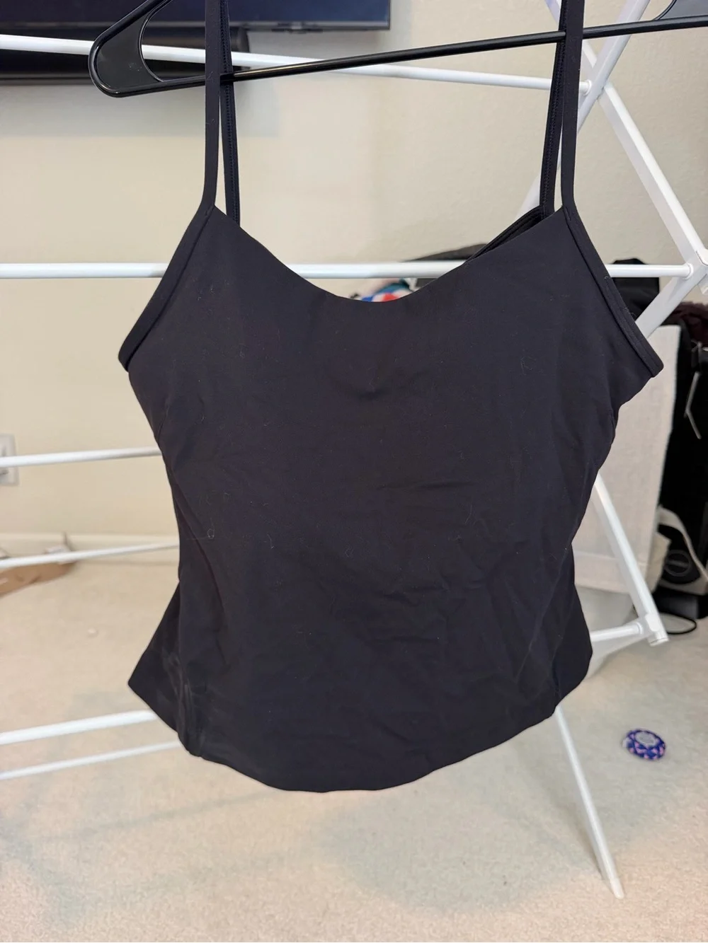 lululemon athletica Black Cross Back Tank Top